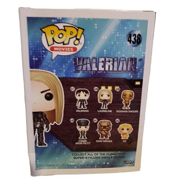 Funko Pop Movies Valerian Laureline #438 Vinyl Action Figure NEW - Picture 4 of 6